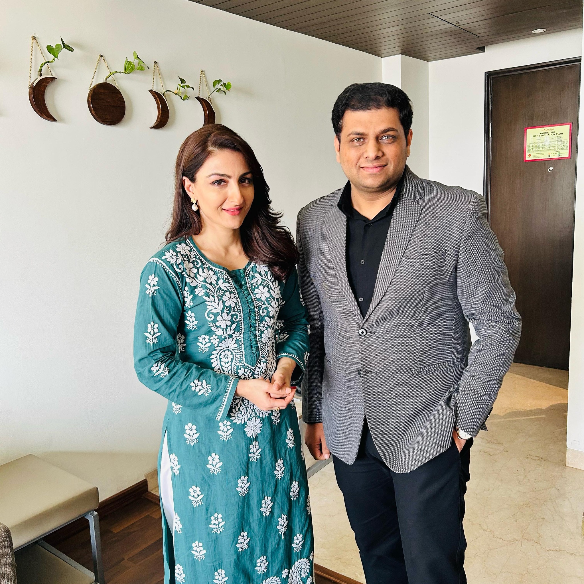 Soha Ali Khan at corporate event in Lucknow.