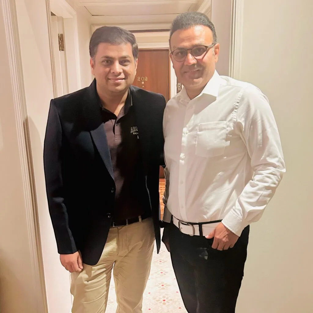 An incredible day soaking up wisdom and laughter with the legendary cricketer Virender Sehwag in Delhi