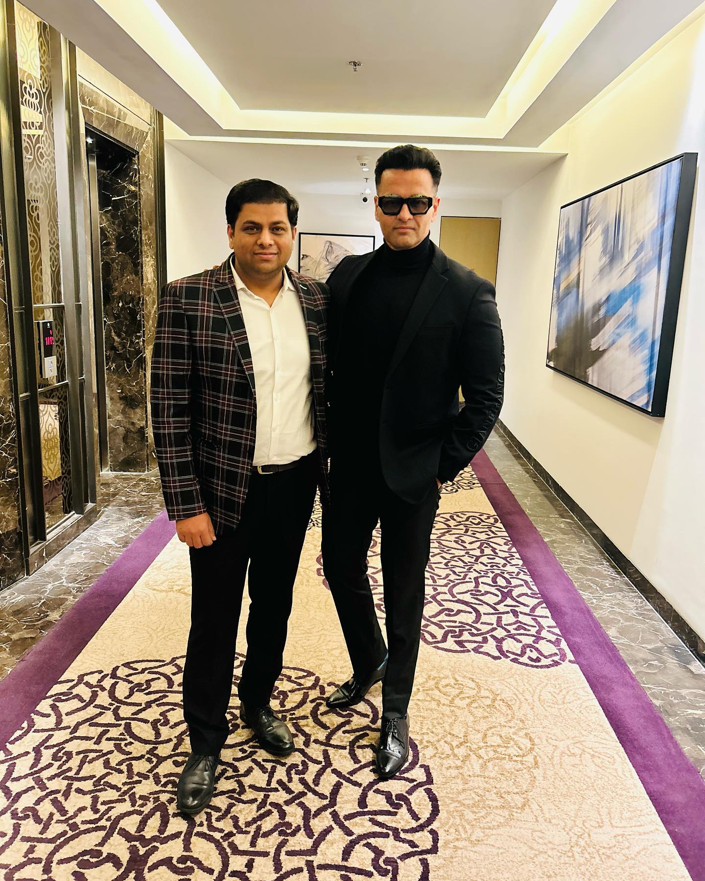 Fabulous Rohit Roy at a magical wedding affair in Siliguri
