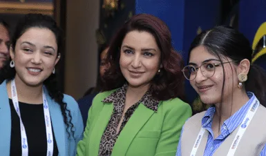 Tisca Chopra at a corporate event for Unstop