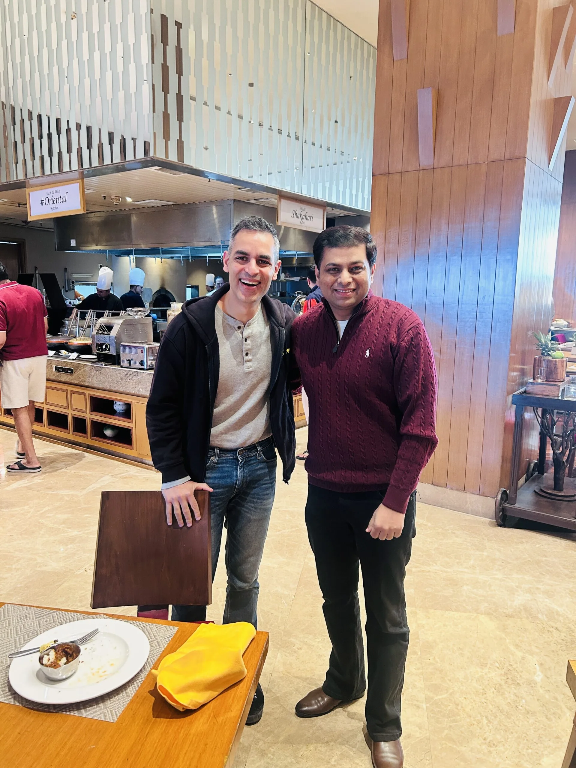 Yogesh Kumar with Ankur Warikoo