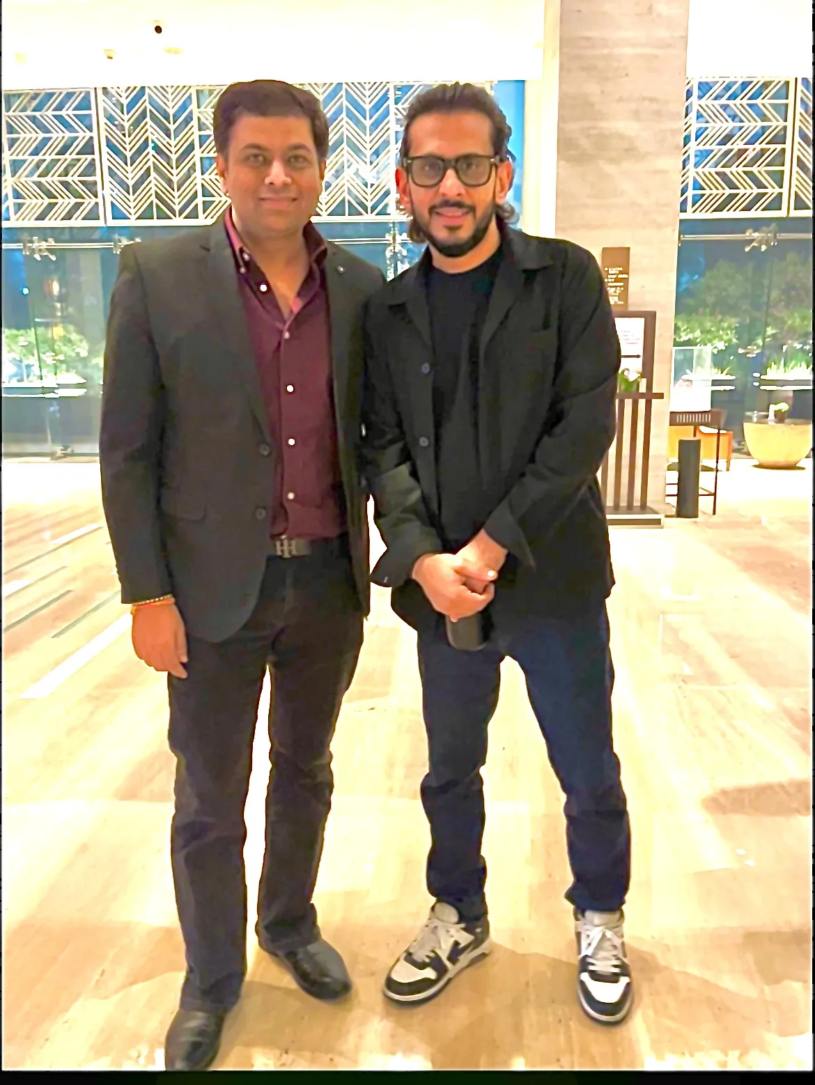 Yogesh Kumar with  Aman Gupta