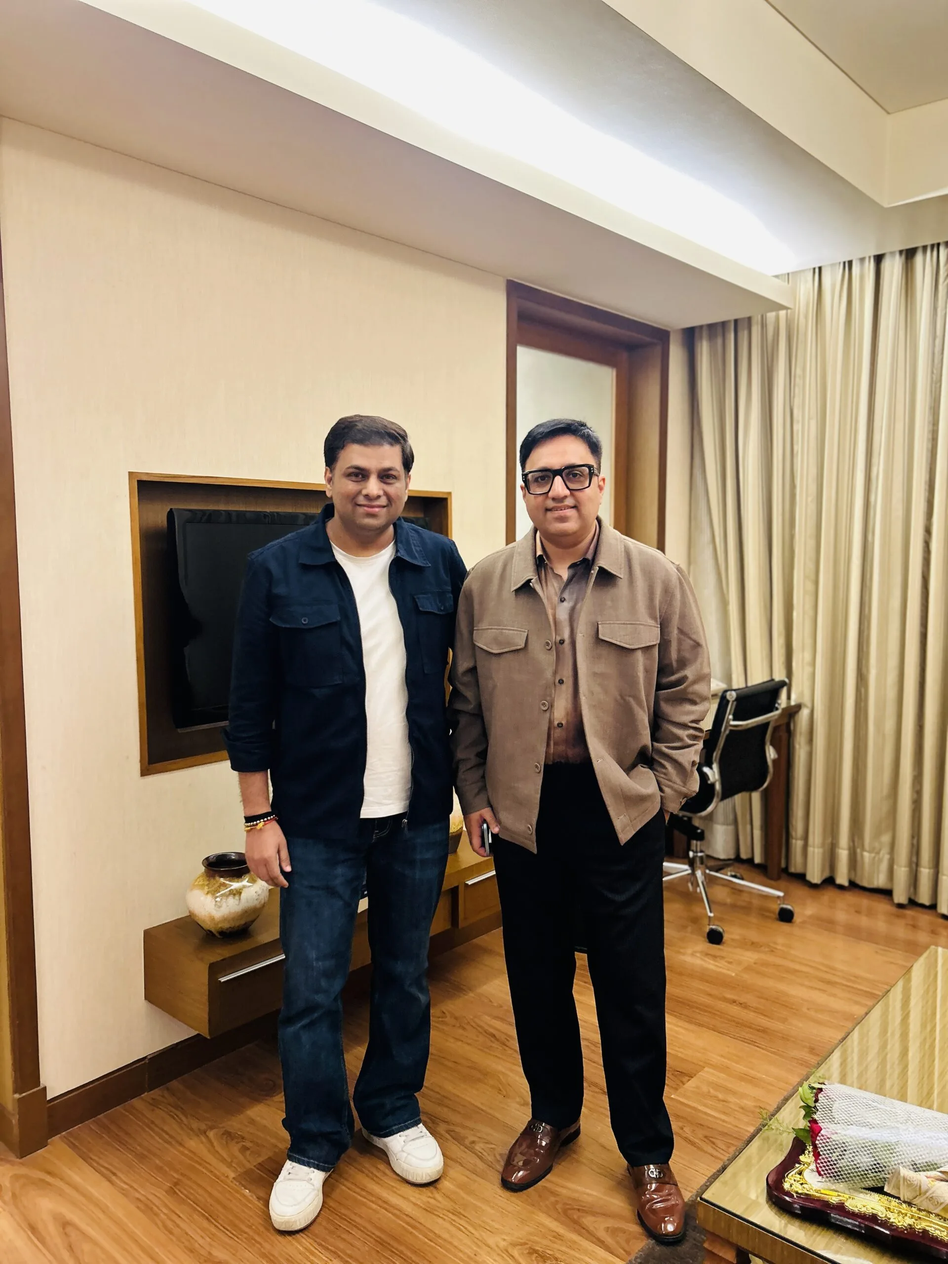 Yogesh Kumar with  Ashneer Grover