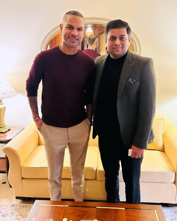 An Inspiring Evening with Shikhar Dhawan in New Delhi