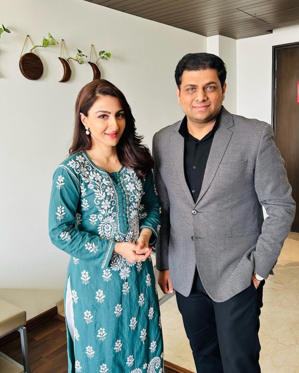 Soha Ali Khan at corporate event in Lucknow.